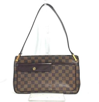 Louis Vuitton Tweedehands Canvas Louis Vuitton tassen - Dames - Vintage Handtas - Bruin - ONE Size - Vintage