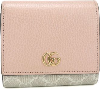 Gucci Pink Gg Supreme Wallet (Bi-Fold) (Pre-Owned)