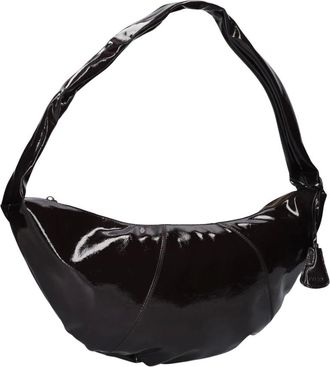 Hvisk Tassen, Dames, Bruin, ONE Size, Wol, Schoudertassen Bianca Glossy Structure