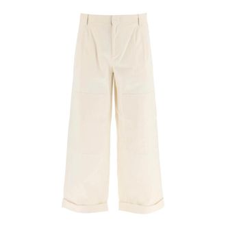 Etro Dames, Broeken, Wit, Maat: 2XL