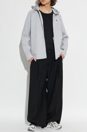 Lacoste Hoodie, Mens, Grey