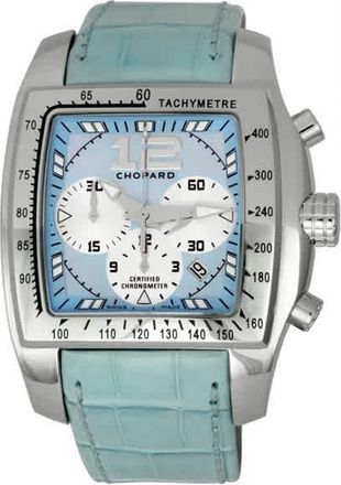 Chopard Two O Ten Steel Blue Chronograph Mens Watch 16/8961