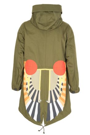 Givenchy Givenchy Embd Back Parka Khaki Size: 48, colour: KHAK