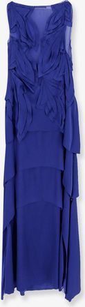 Alberta Ferretti Vestito lungo in satin - ALBERTA FERRETTI - gender_Woman