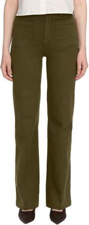 Frame Denim The Refined Straight Leg Pants in Tree Moss at Nordstrom Rack, Size 24