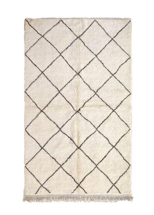 AFK Living Alfombra bereber marroqu&iacute; de pura lana 151 x 253 cm