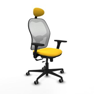 Piqueras y Crespo Sedia Ergonomica Piqueras Y Crespo Jorquera Giallo Schiuma Alta Densit&agrave;