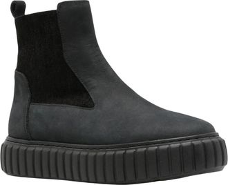 Sergio Moretti Enkellaarsjes - Dames - Chelseaboots - Zwart - 39 EU - Leer - Schoenen