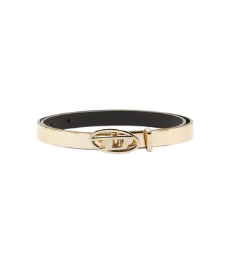 Diesel Golden Logo Buckle Belt