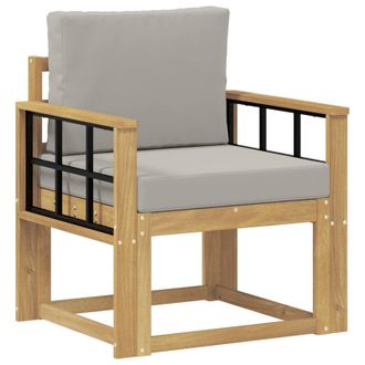 vidaXL 2 Pieza Conjunto De Sof&aacute;s De Exterior Poli&eacute;ster Vidaxl