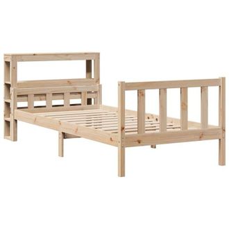vidaXL Vidaxl - Estructura De Cama Sin Colch&oacute;n Madera Maciza De Pino 90x190 Cm