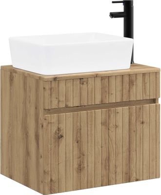 vidaXL Juego De Muebles De Ba&ntilde;o Roble Artisan Madera De Ingenier&iacute;a Vidaxl