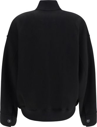 Sportmax Womens Ondata Virgin Wool Jacket Nero Fleece Ovis Aries