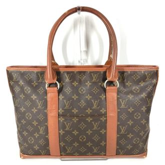 Louis Vuitton Brown Monogram Shoulder Bag Tote Bag (Pre-Owned)