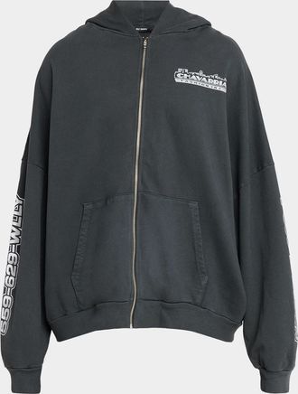 Willy Chavarria Men & apos;s Chavarria Licensed Designs Full-Zip Hoodie
