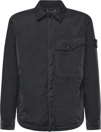 Stone Island Nylon Overshirt With Logo