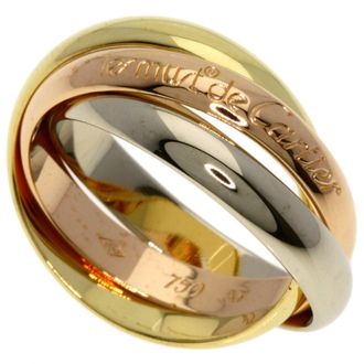 Cartier Trinity Yellow Gold (18K) Pink Gold (18K) White Gold (18K) Band Ring (Pre-Owned)