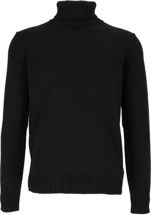 Slowear DV Turtleneck - Knitwear - Hombre - Negro - 2XL