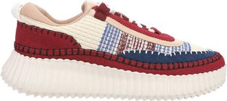 Corkys Footwear Womens Adventure Lace Up Sneakers In Burgundy Multi