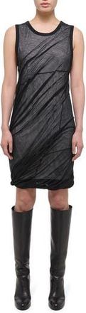 Helmut Lang Bubble Hem Cotton Dress in Black at Nordstrom Rack, Size X-Small