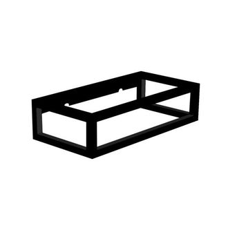 Bernacchini Versus Frame 36x18x9cm - tbv Fontein - Versus staal zwart mat