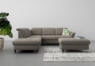 Sit&more Ecksofa &raquo;Maggiore L-Form&laquo; wahlweise mit Kopfteilverstellung, Bettfunktion und Stauraum