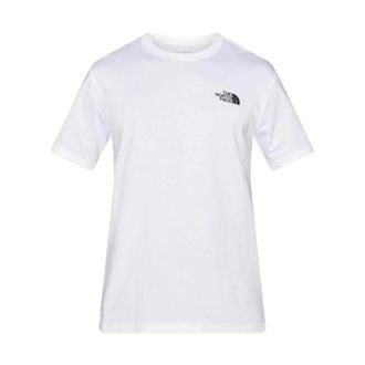 The North Face Evolution Box NSE Short Sleeve Tee - Heren - Outdoor shirts - Wit - XL - Katoen - Fitness