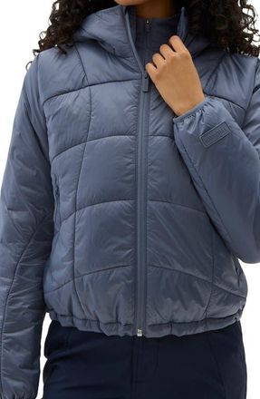 Halfdays Claude Water Repellent Quilted Puffer Jacket in Shadow at Nordstrom, Size Medium
