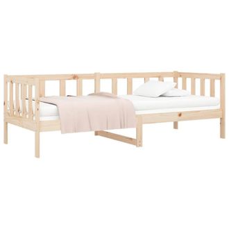 Berkfield Home Beautiful Day Bed 80x200 cm Solid Wood Pine in Light Tan