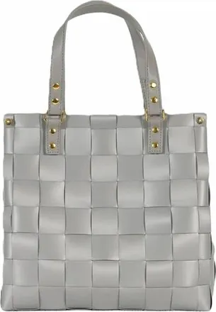 Handed By Char Recycled Plastic Handbag in Brushed Grey at Nordstrom, Size Small