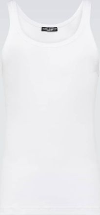 Dolce & Gabbana Cotton jersey tank top