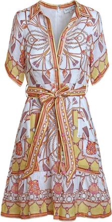 Hale Bob Vestido Camisero de Lino - Dresses - Mujer - Multicolor - XL