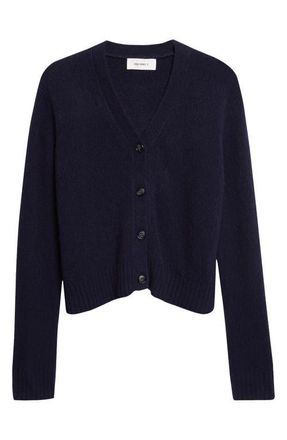 Lisa Yang Marionette Cashmere & Silk Cardigan in Navy at Nordstrom, Size 1