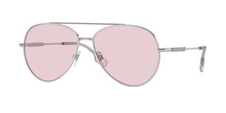 Burberry BE3147 1005P5 Womens Sunglasses Silver Size 58