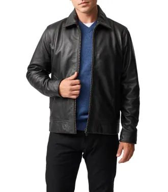 Rodd & Gunn Leadervale Leather Jacket