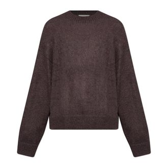 STUDIO NICHOLSON Round-neck Knitwear, male, Brown, Size: L Vynn Sweater