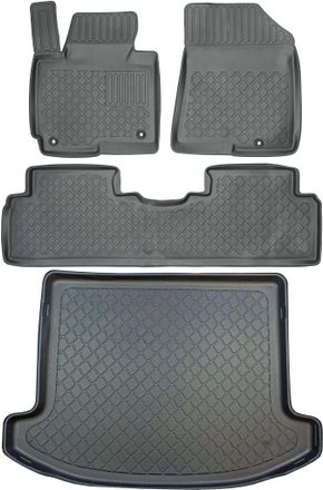 OEM Juego De Alfombrillas Para Coche Y Maletero Para Kia Carens Iv Minivan (de Abril De 2013 A Agosto De 2019)
