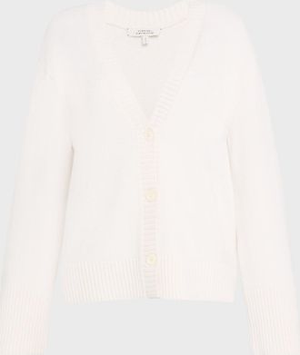 Dorothee Schumacher Luxury Comfort Button-Down Cashmere Cardigan
