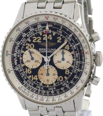 Breitling Pre-owned Navitimer A12023 Polshorloge - Heren - Vintage Horloges - Zwart - ONE Size - Vintage