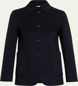 The Row Tiras Single-Breasted Cashmere Jacket