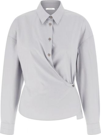 Christophe Lemaire Straight Twisted Collar Shirt