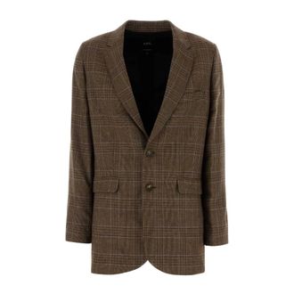 A.P.C. Annie Blazer - female - A.P.C. - Blazers - Brown - M - Jackets