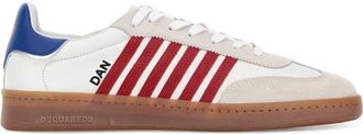 Dsquared2 White Leather Boxer Sneakers