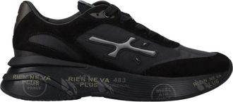 Premiata Moerund 7795 - Dames - Sneakers - Zwart - 40 EU - Leer - Schoenen