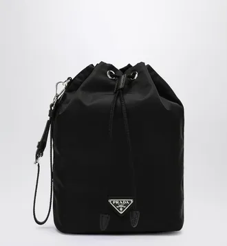 Prada Black pouch in Re-Nylon