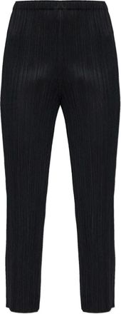 Pleats Please Issey Miyake Plooibroek - Zwart