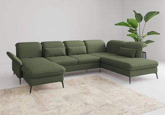 Sit&more Wohnlandschaft »Emely, inkl. Sitztiefenverstellung« wahlweise mit Bettfunktion,Bettkasten,Kopf- & Armteilverstellung