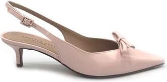 Roberto Festa Milano Peonia Geborsteld Leren Slingback Schoenen - Dames - Pumps - Roze - 39 EU - Leer - Schoenen
