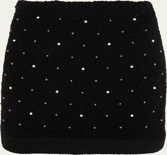 Frame Denim The Embellished Mini Skirt