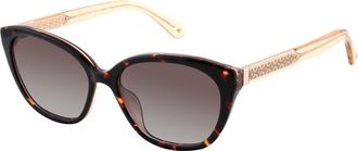 Kate Spade New York Philippa/G/S Asian Fit XLT/HA Womens Sunglasses Tortoiseshell Size 54